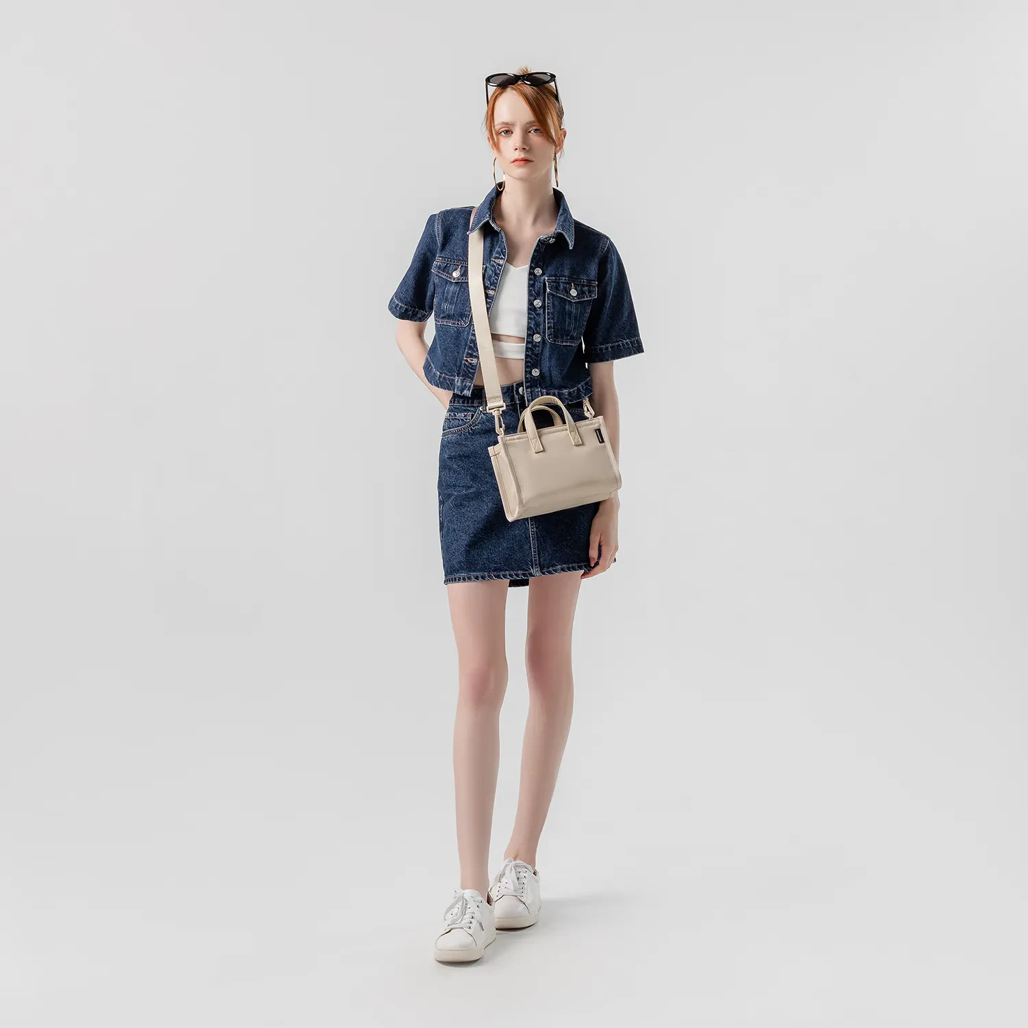 ESTELA 2 AIR S CROSSBODY BAG - OATMILK